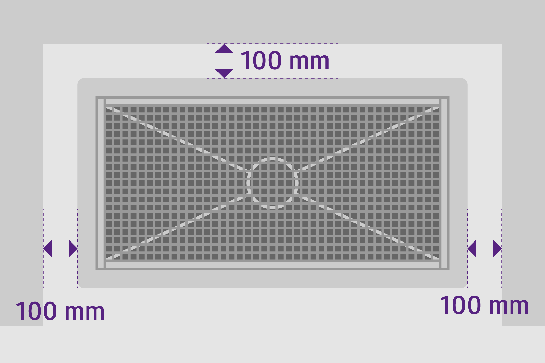 Yapısal özellikler nedeniyle 100 mm'lik yer ihtiyacı
