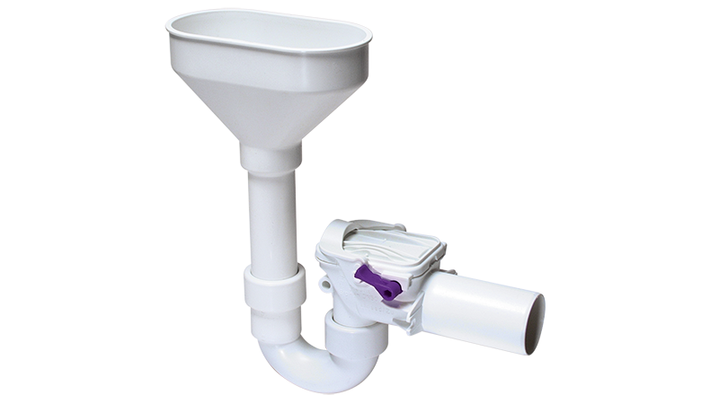 Giriş ağızlı Staufix Siphon DN 50 geri akış önleyici vana
