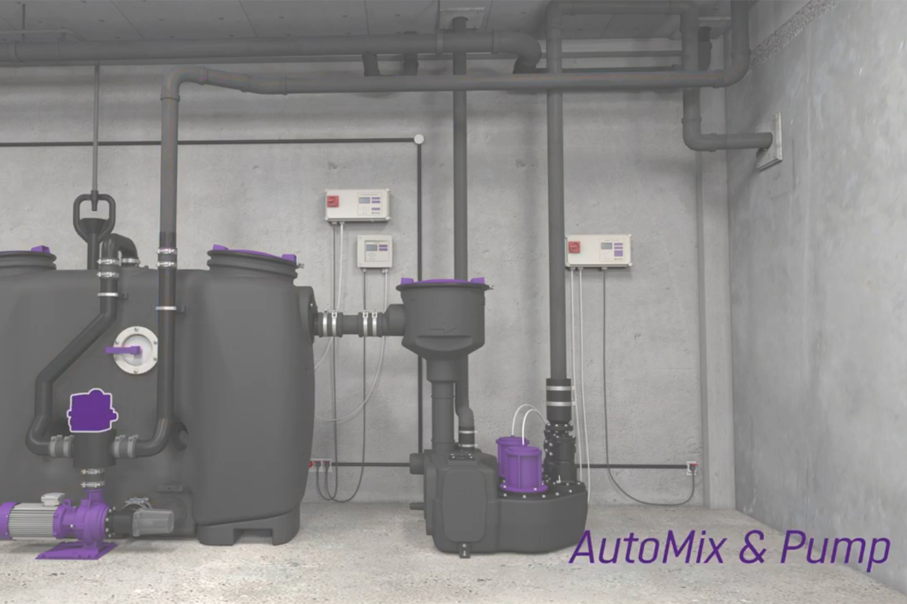 EasyClean free Auto Mix & Pump modelinin boşaltılması