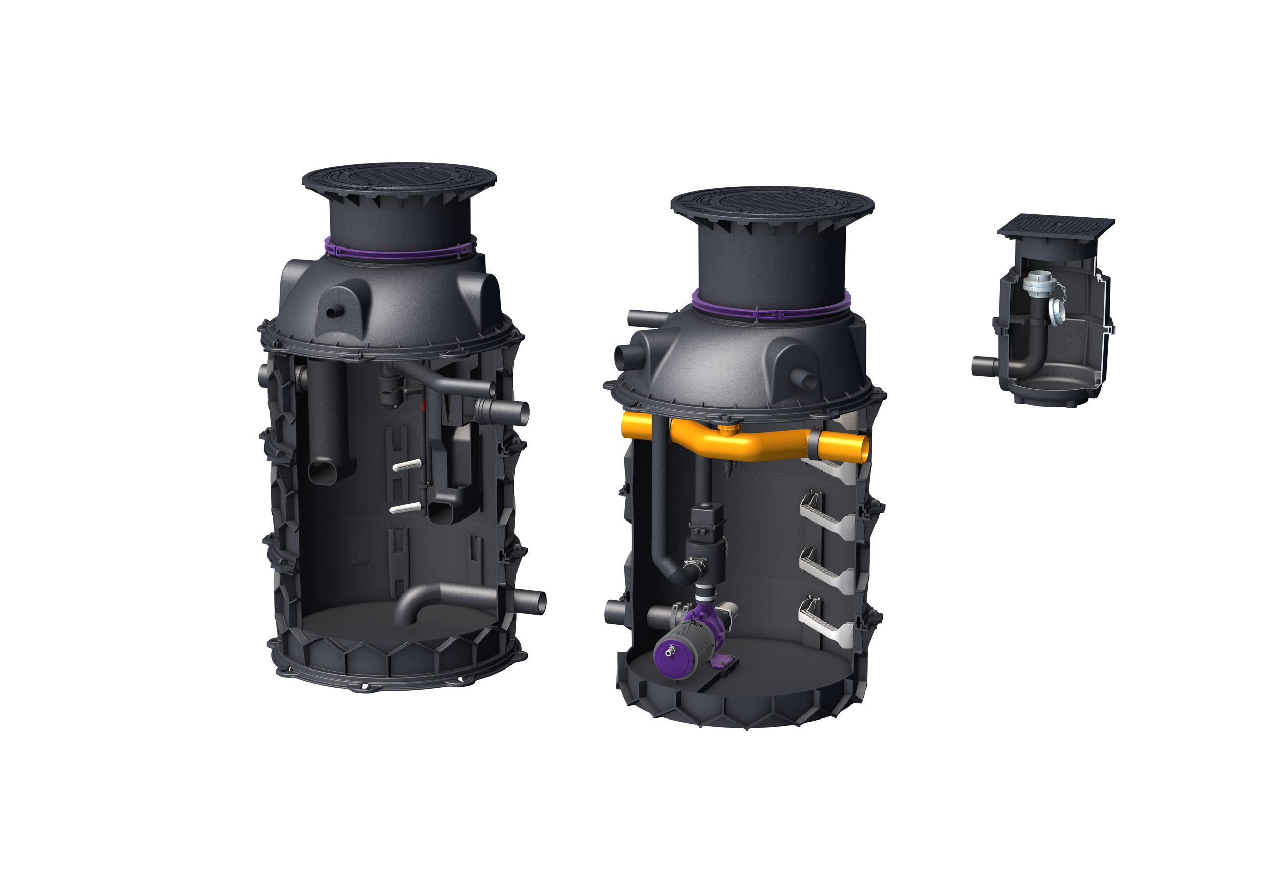 EasyClean ground Auto Mix & Pump yağ ayırıcı, NS 1 - 10