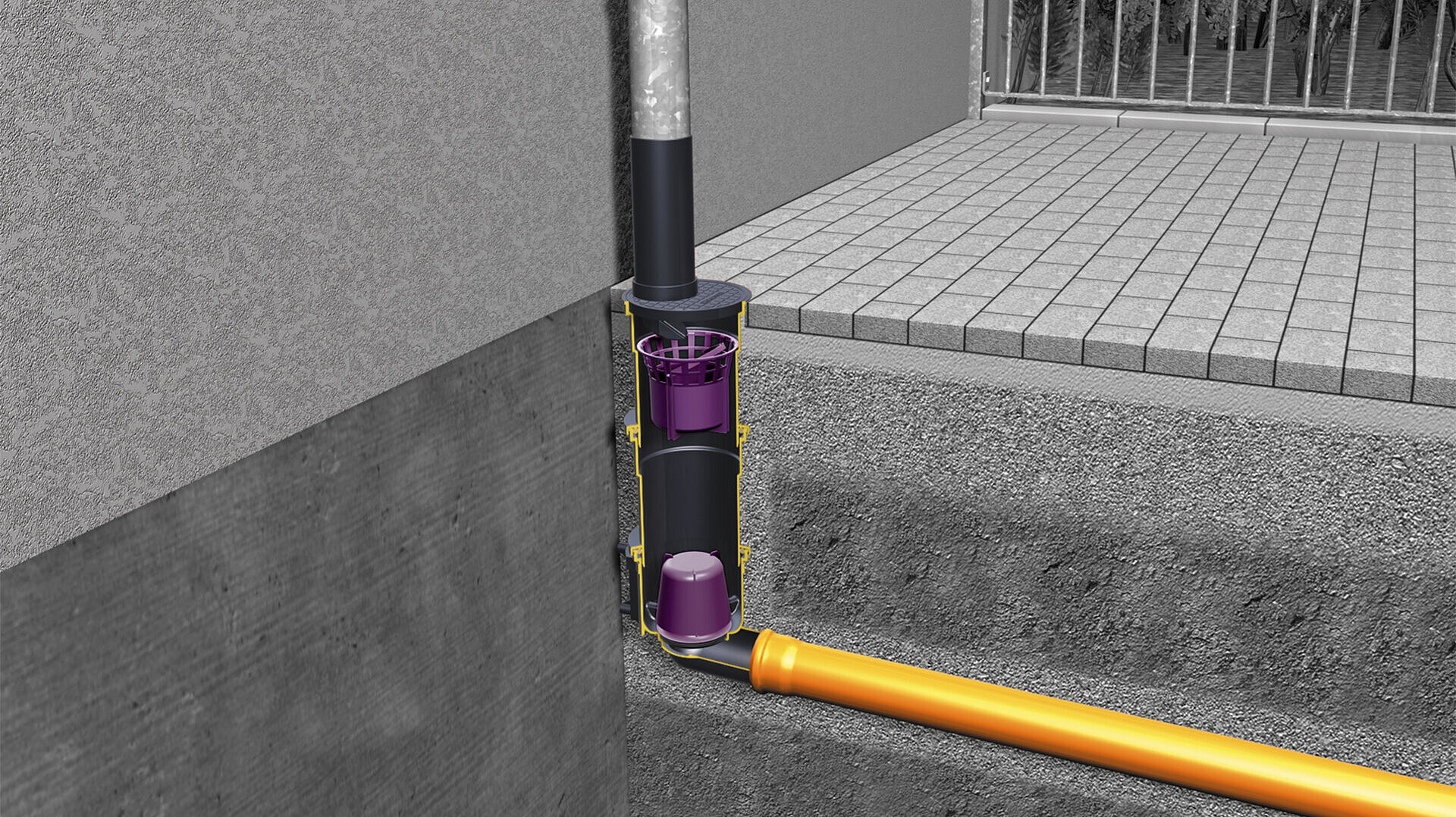 Koku fermatürlü oluk süzgeci Koku fermatürlü oluk süzgeci