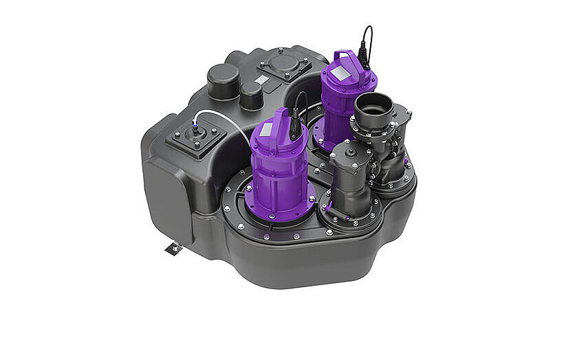 Pis su terfi istasyonu Aqualift L Pro Duo