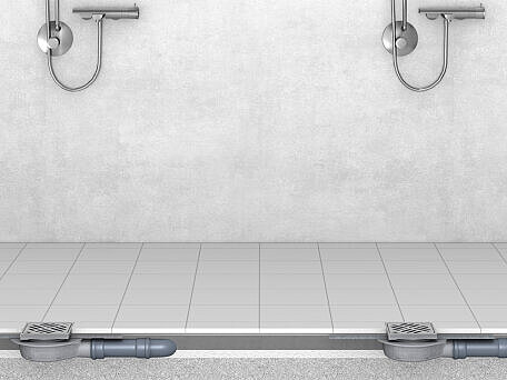 Banyo tahliye borusu montaj örneği: Ultra Düz Banyo tahliye borusu montaj örneği: Ultra Düz