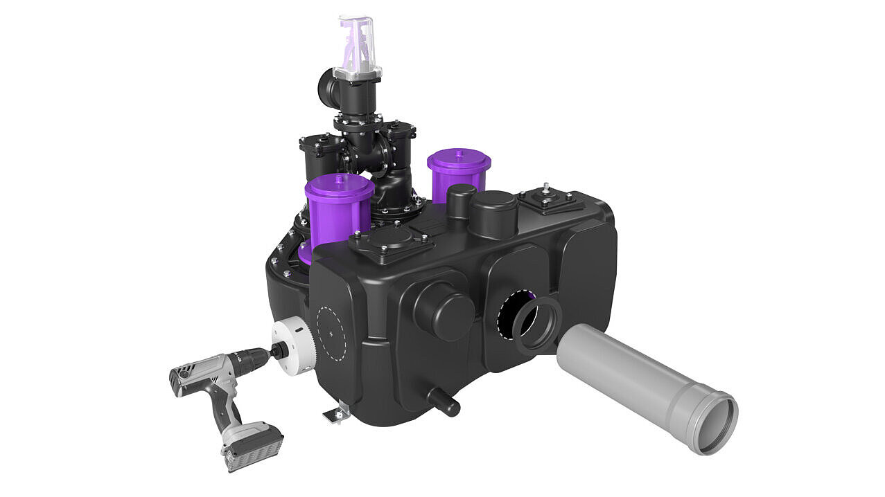 Aqualift XL, değişken delme seçenekleri Aqualift XL, değişken delme seçenekleri