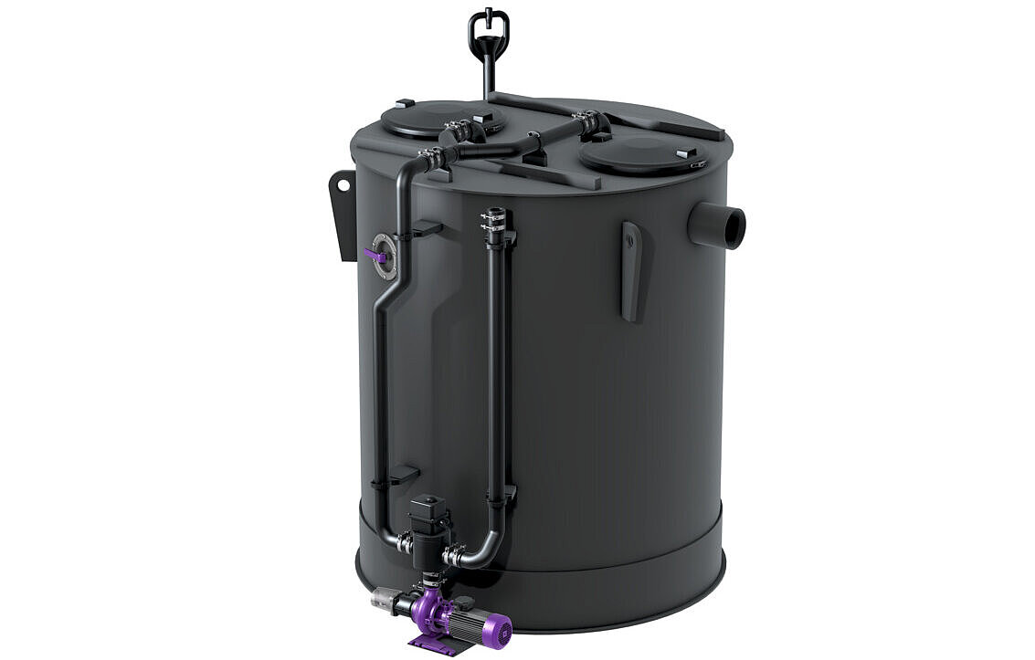 EasyClean round free Auto Mix & Pump yağ ayırıcı